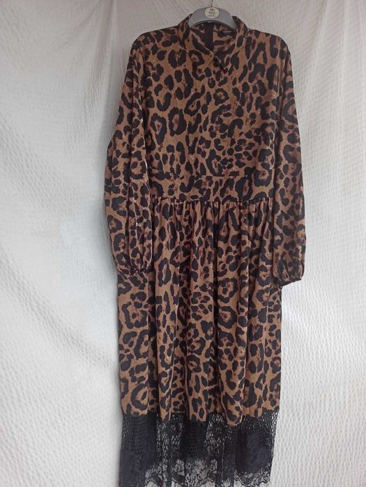 SHEIN  elegancka sukienka panterka R./46/48