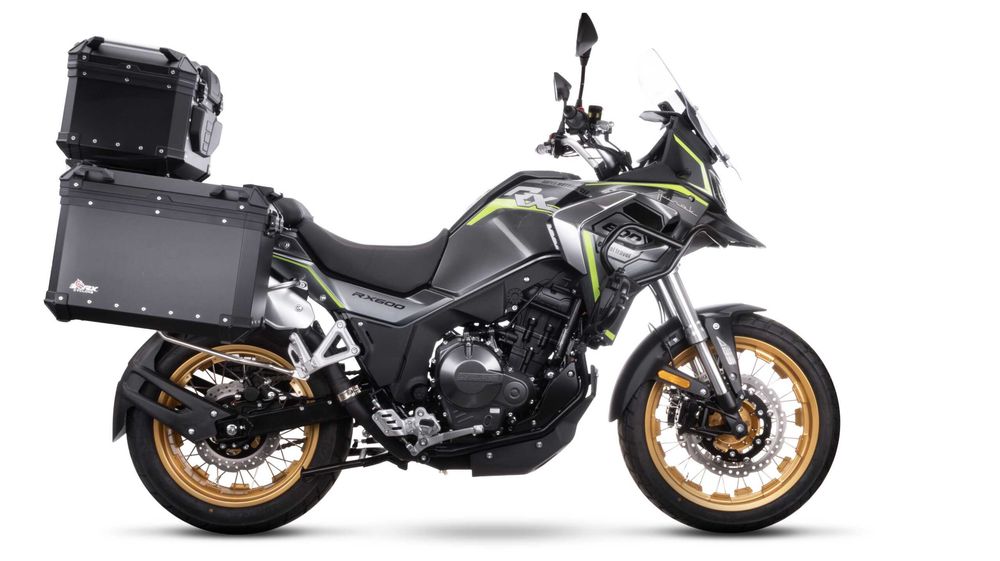 Motocykl Junak RX 600 z kuframi - dostawa