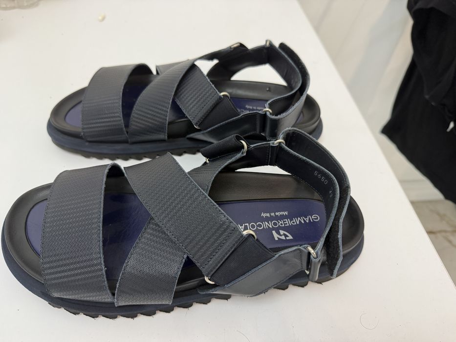 Італійські шкіряні сандалі GIAMPIERONICOLA р.43 | Made in Italy