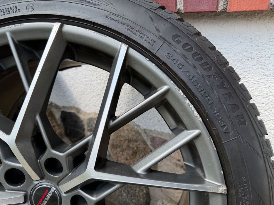 Koła felgi 20’Borbet BMW Tesla 5x120 zima 245/45/20