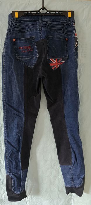 Bryczesy młodzieżowe HKM PRO TEAM r. 170 jeans