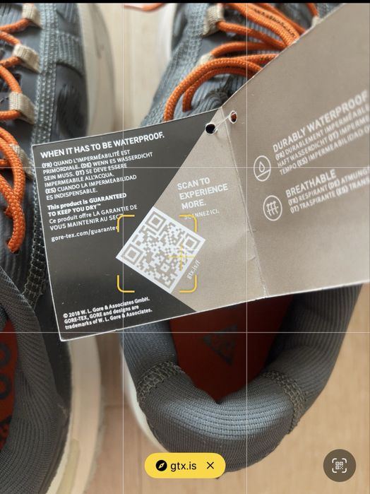 кросівки acg nike gore-tex