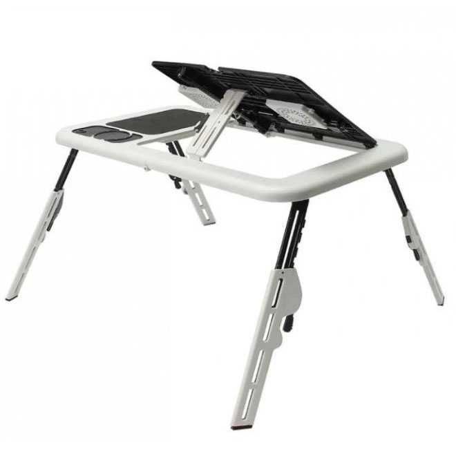 Складаний столик з охолодженням  для ноутбука, 2 USB кулера