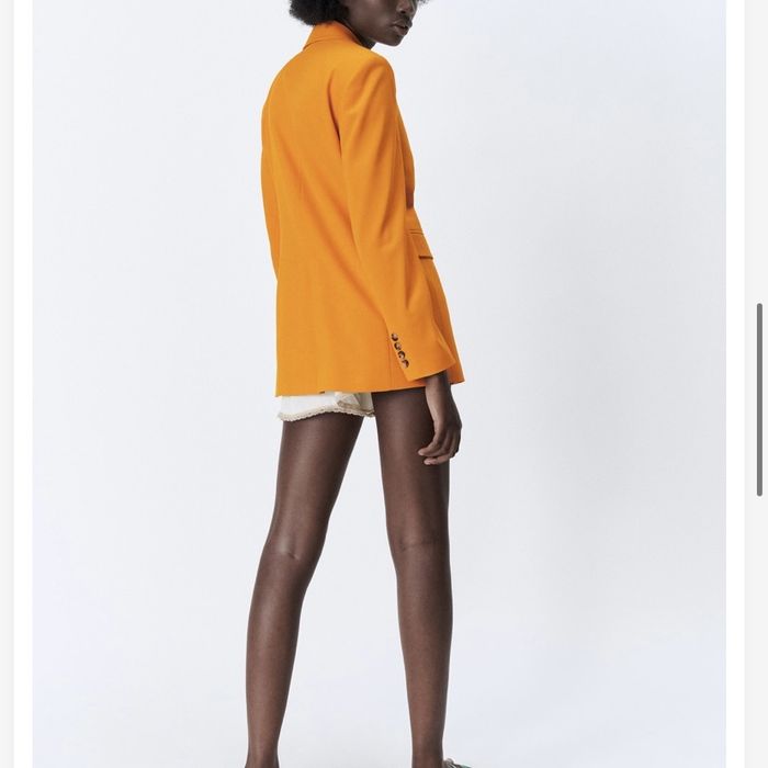 Blazer ZAra laranja tam 36