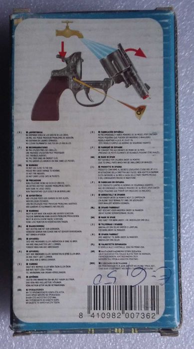 Gonher - Pistola de fulminantes em metal