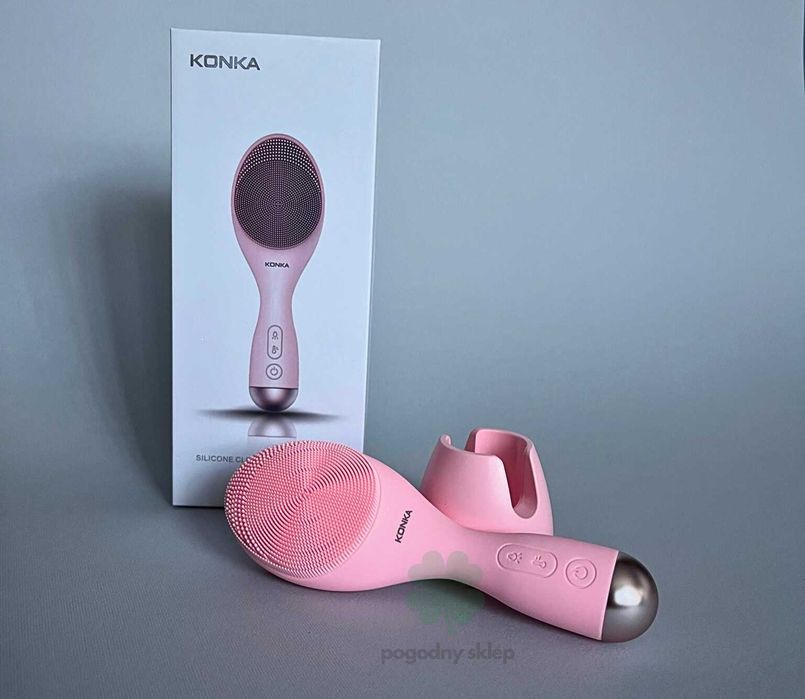 Szczotka szczoteczka soniczna do mycia twarzy 4w1 masaż LED prezent