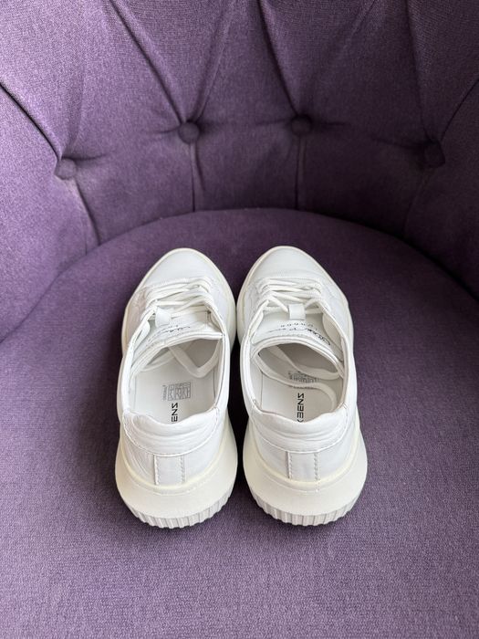 Жіночі білі шкіряні кеди alex bens 34 розмір