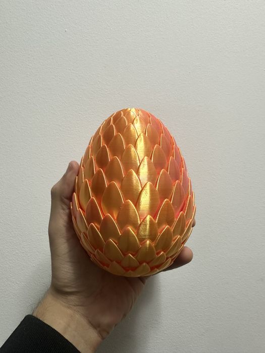 Ovo de dragão + Dragão articulado - Fabricado com impressora 3D