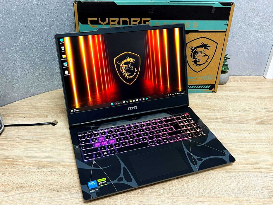 MSI Cyborg 15 B2RWEKG | 15.6" Full HD 144Hz | Core 7 240H | RTX 5050 6GB | 16GB DDR5 | SSD 512GB Gaming/Ігровий tuf rog predator legion Nitro Hp