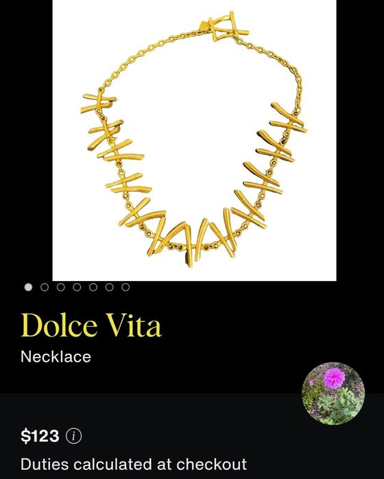 Dolce Vita  кольє  43 см