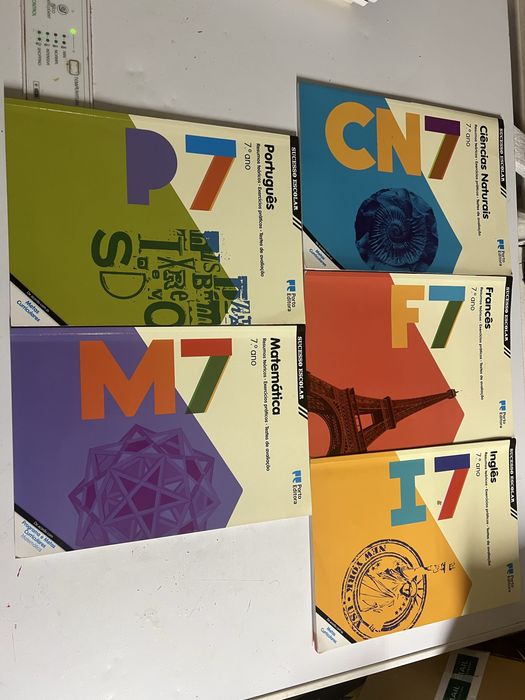 Livros de fichas 7º ano