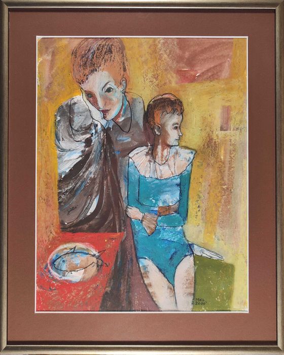 Obraz na papierze 42x52 cm - inspir. P. Picasso