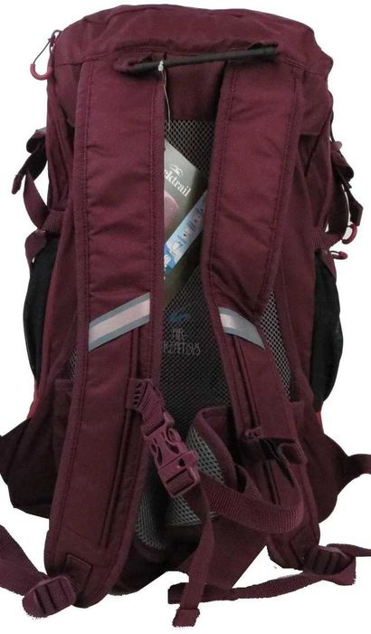 Рюкзак спортивний з дощовиком Rocktrail 25 л Бордовий