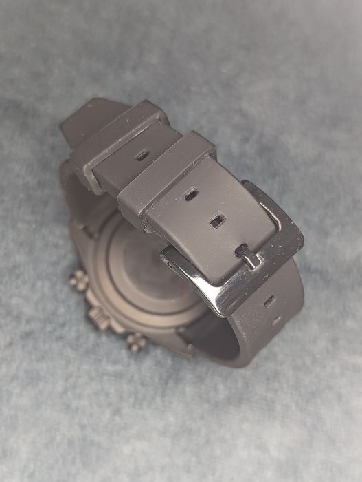 Seiko stealth Seitona mod czarny mat chrono szafir