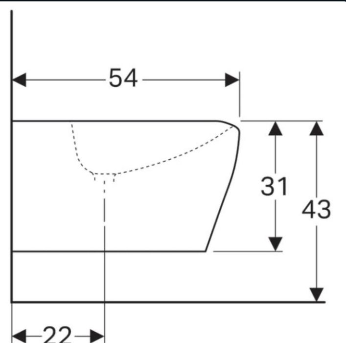 Bidet Keramag/Geberit MyDay