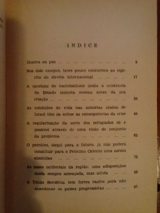 O conflito Israelo-Árabe