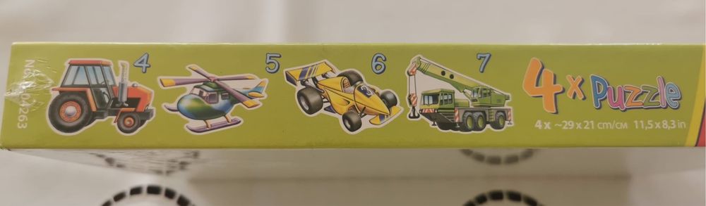 Nowe 4X Puzzle CASTORLAND 4*5*6*7