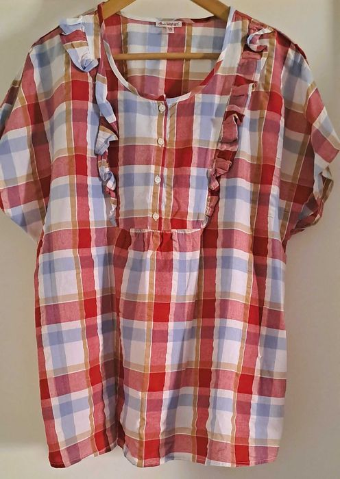 Blusa EM Xadrez da Anne Weyburn: Tam 50