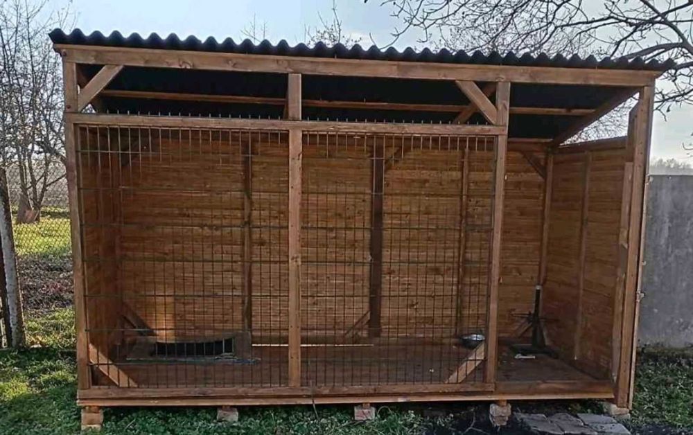 Надійний комфортний вольєр, вольер, буда, будка для собак та тварин