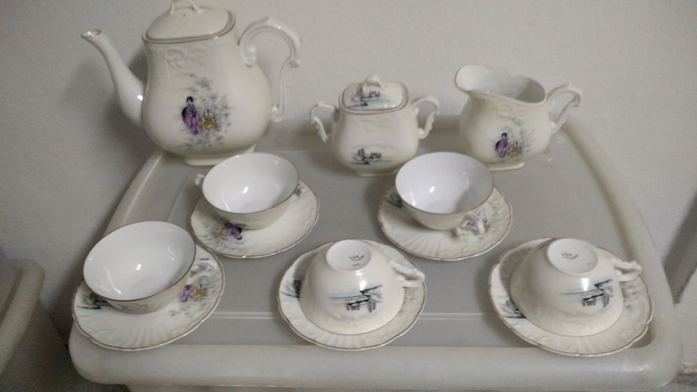 Serviço de chá vista alegre