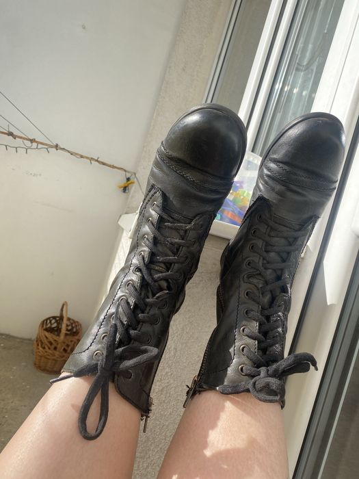 Miękkie skórzane botki na jesień-wiosnę  Steve Madden