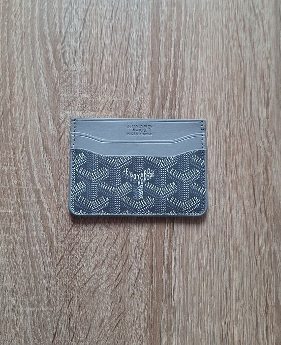 Szary portfel cardholder Goyard Paris