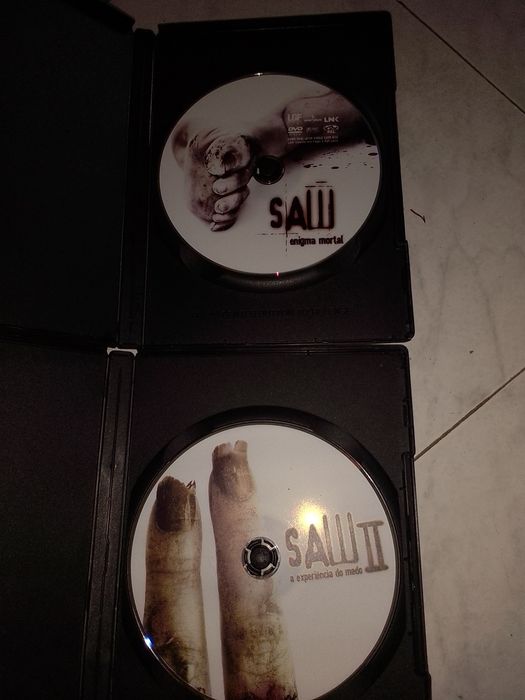 2 DVD' SAW o Enigma Mortal e a Essência do Medo