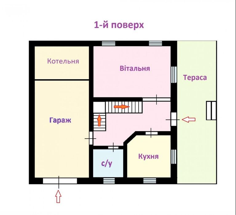 Сучасний будинок в с. Бабурка (2км. від переїзду)