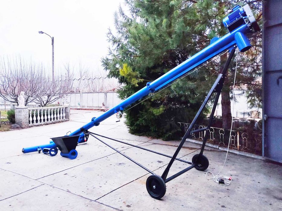 Шнековий погрузчик, підбирач, шнек, транспортер зерна, протруйник.