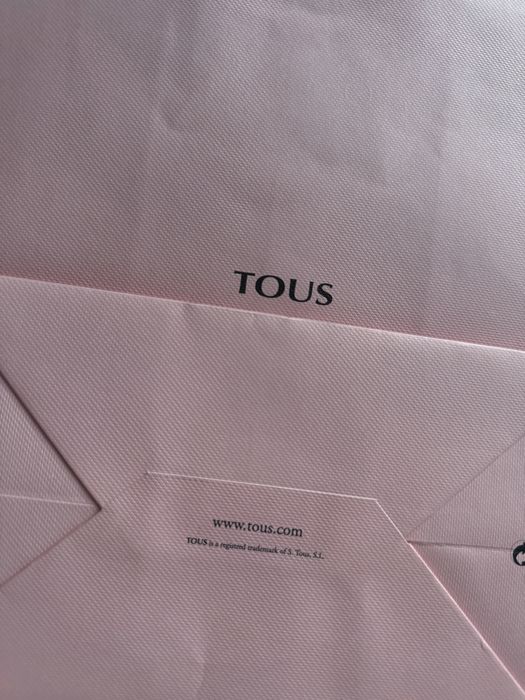 Tous różowa torebka prezentowa papierowa 25/20 nowa