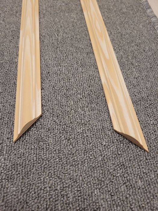 Listwy dekoracyjne scienne drewniane 10×30mm