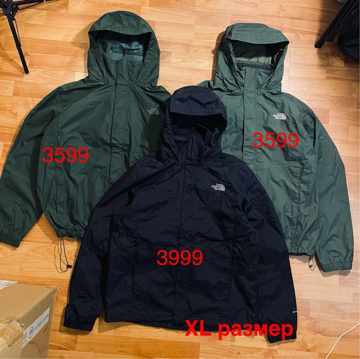 (S,M,L,XL) Черная весенняя курточка на мембране THE NORTH FACE TNF