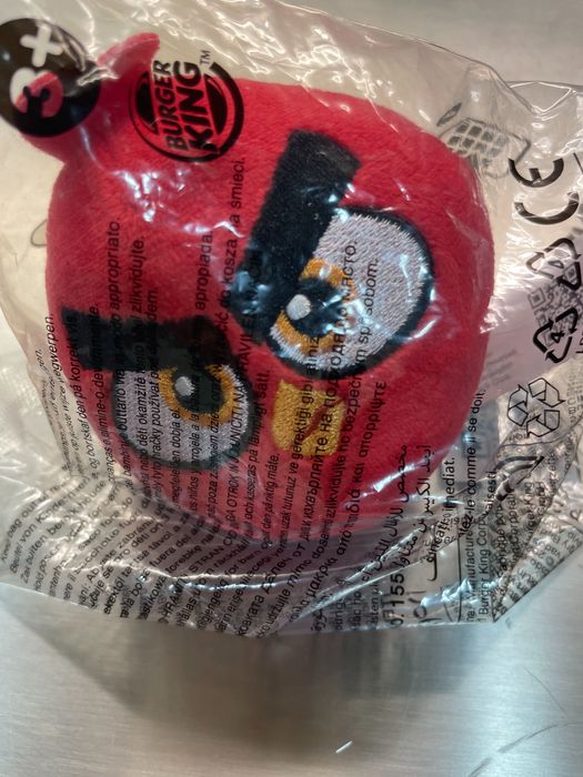 Boneco Peluche Angry Birds 3 Burger King ———Portes GRÁTIS CTTregistado