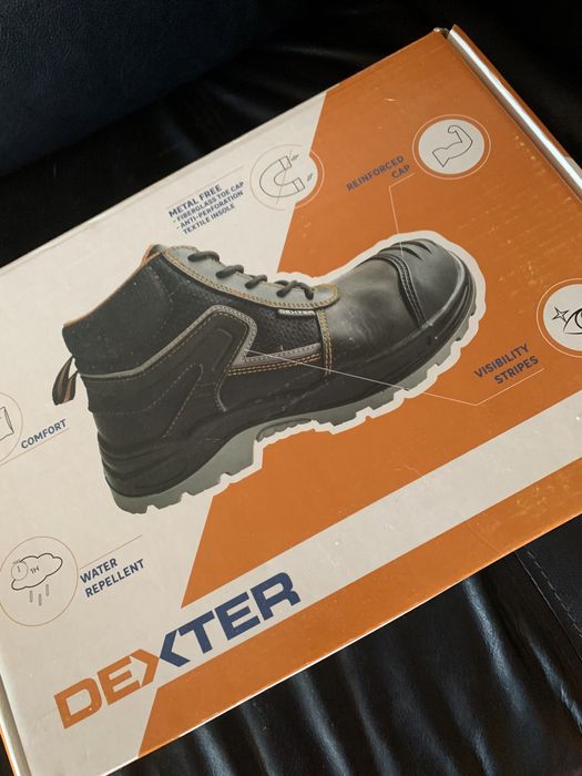 CALÇADO PROFISSIONAL: Botas biqueira de aço Dexter tamanho 37