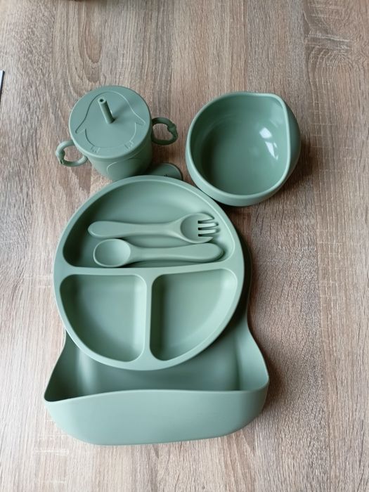 Дитячий посуд, тарілка силіконова.. Силіконовий посуд