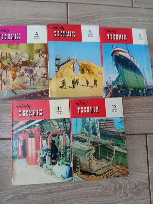 Młody technik 11 numerów 1974