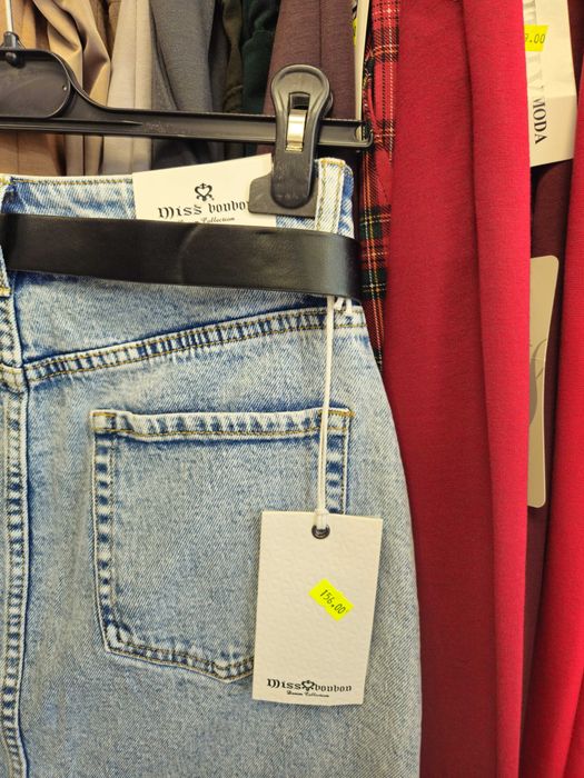 Spódnica jeans mini r. S (36) Miss Bonbon !!!