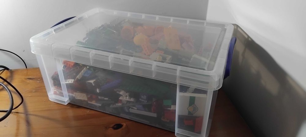 Caixa de legos variados