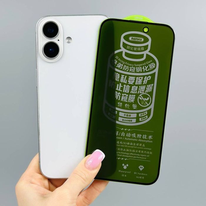 Всі моделі! Захисне скло Remax GL-27 Privacy для iPhone 13-17 Pro Max | Скло антишпигун для iPhone | Защитное стекло антишпион на Айфон 13-17 Про Макс