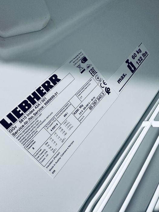 Професійна морозильна камера Liebherr, 556л , no frost