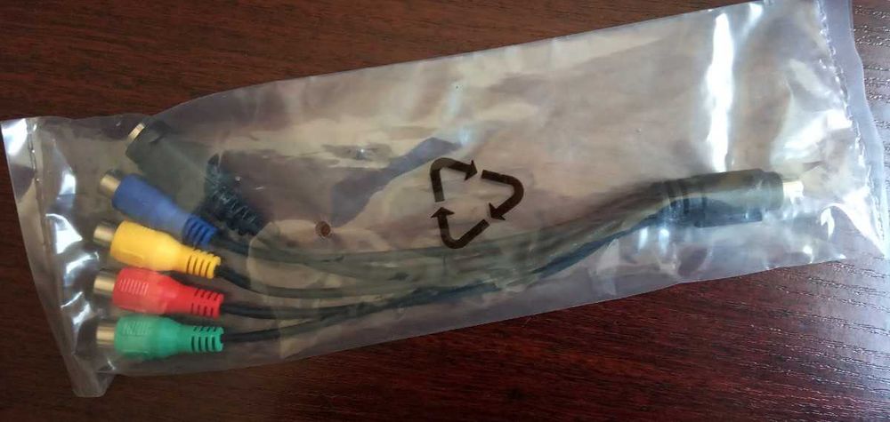 Adapter S-Video RCA cinch, przejściówka