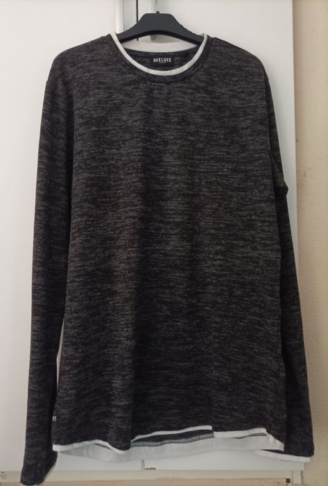 Bluza/ sweter szara/ czarna M