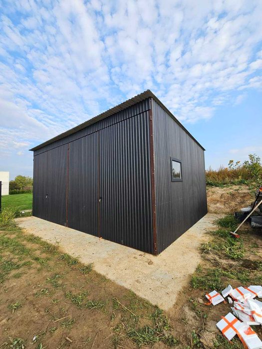 Garaż Blaszany Jednospadowy /Wiata Blaszana /Magazyn /Hala – GRZYWSTAL