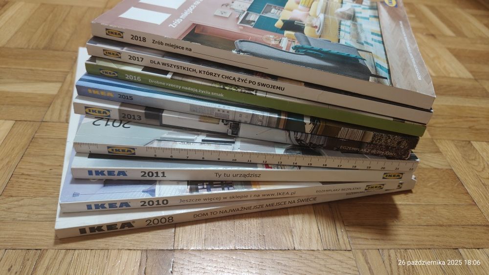 Katalogi Ikea 8 sztuk