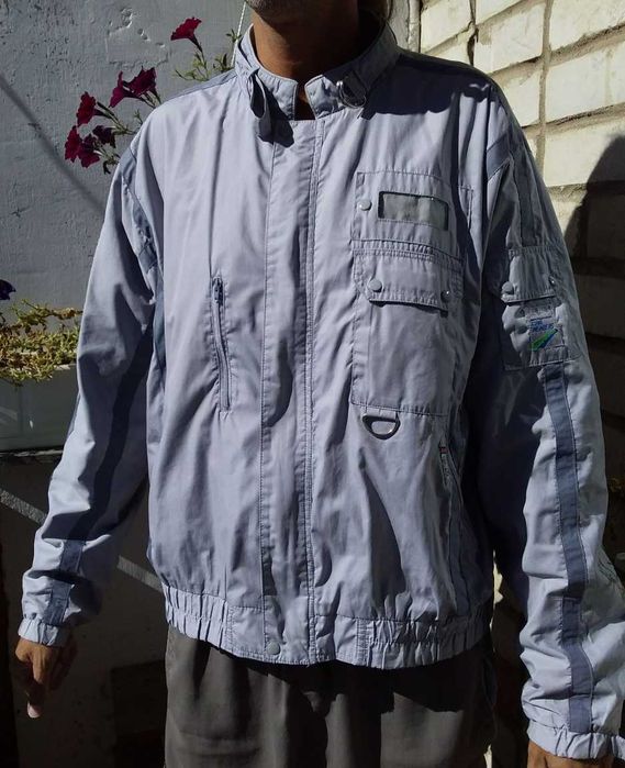 Мужская серая ветровка XXL Montana Hamburg