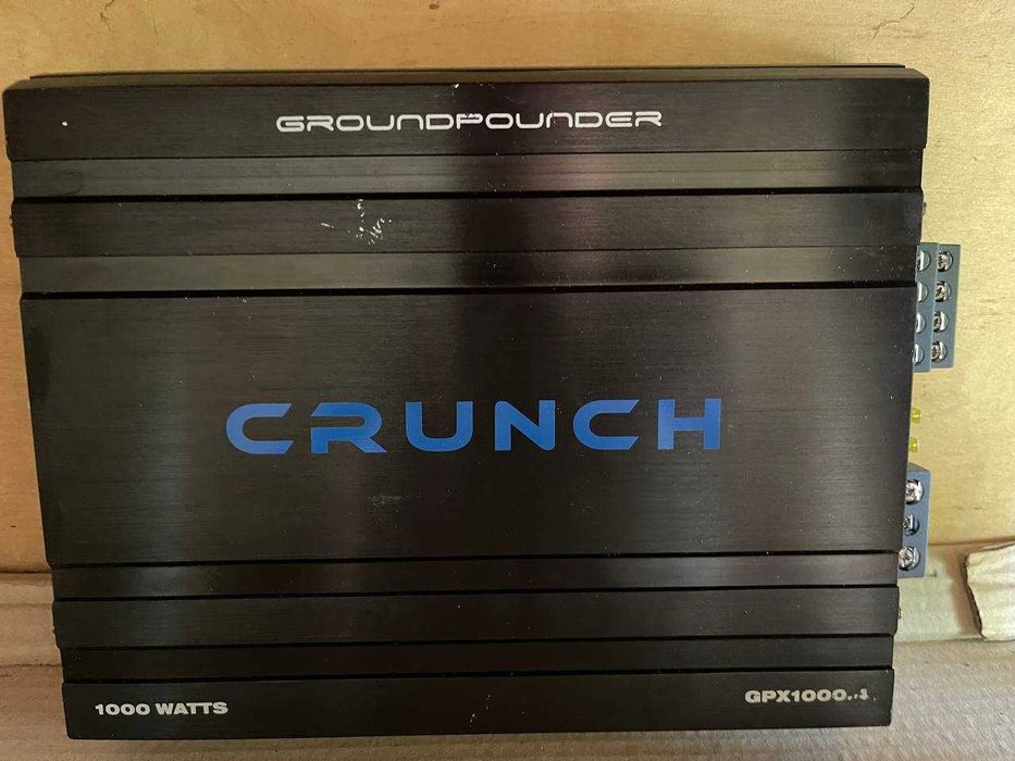 усилитель підсилювач звуку crunch gpx 1000.4