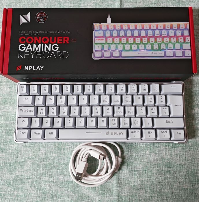 Teclado Gaming NPlay Branco