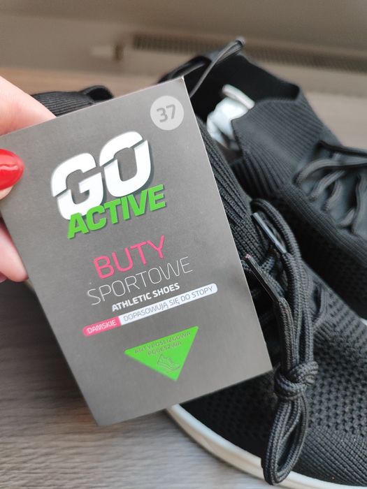 Goactive buty sportowe czarne 37 nowe