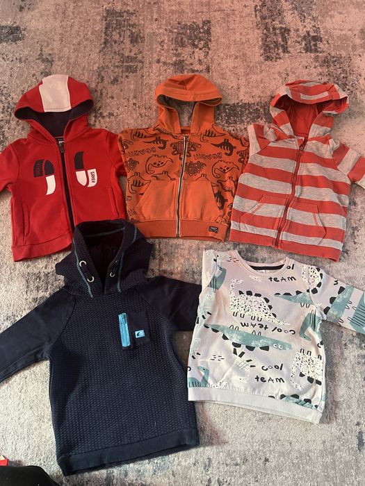 paczka 23szt. ubranek PAKA dla chłopca 98 ubranka spodnie bluzki