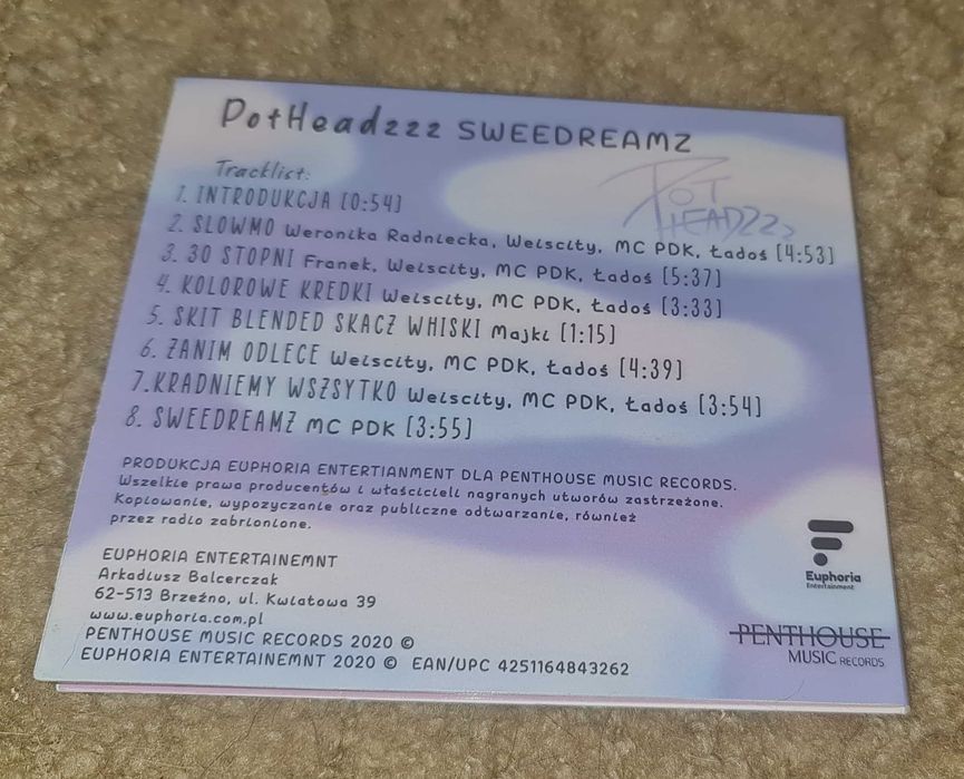 Potheadzzz / Sweedreamz / CD / IDEALNA- /